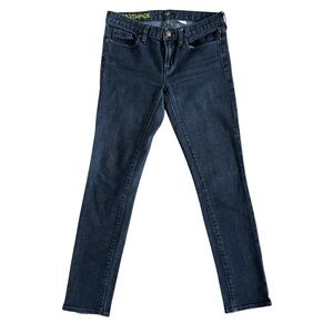 J. Crew toothpick Dark Blue Women's Jeans stretch size 29‎ straight low rise 915